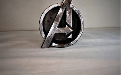 Marvel Avengers logotipo para decoración o setup gaming